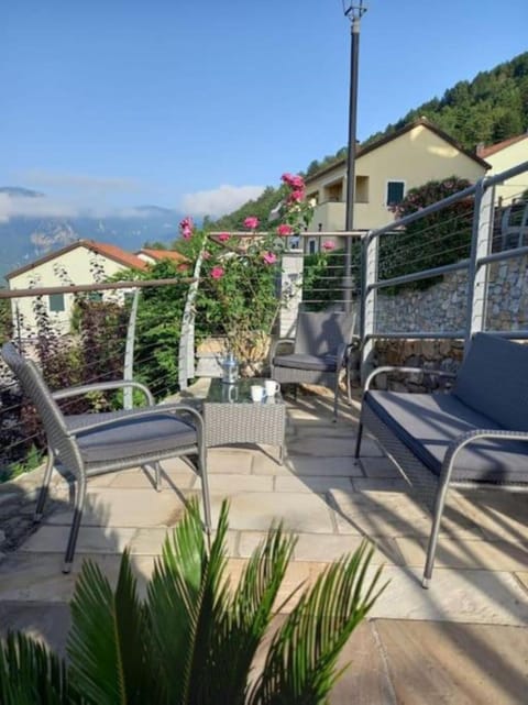 Patio, View (from property/room), Mountain view, Street view, Sunset