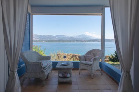 Natural landscape, Seating area, Sea view