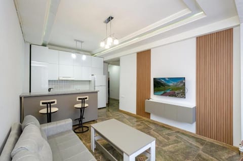 TV and multimedia, Kitchen or kitchenette, Living room, Seating area
