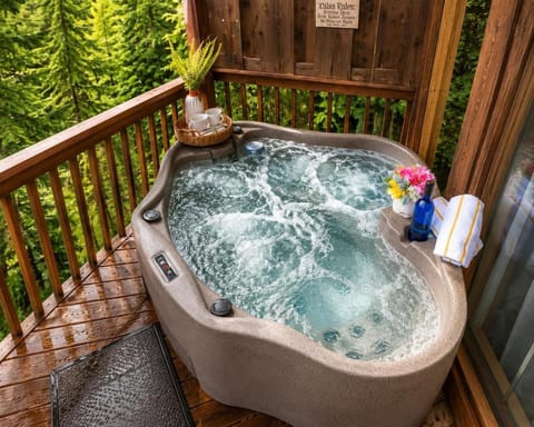 Natural landscape, Hot Tub, Mountain view