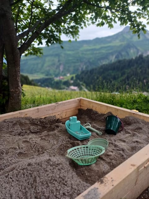 Children play ground, Garden, Mountain view
