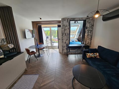 TV and multimedia, Living room, Photo of the whole room, Seating area, Dining area