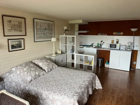 Bed, Kitchen or kitchenette, Bedroom