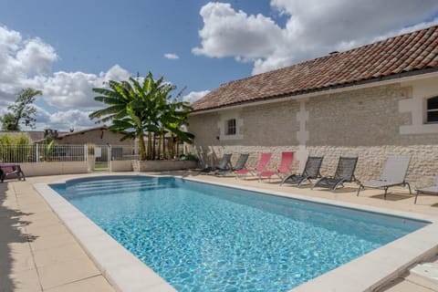 Property building, Living room, Swimming pool