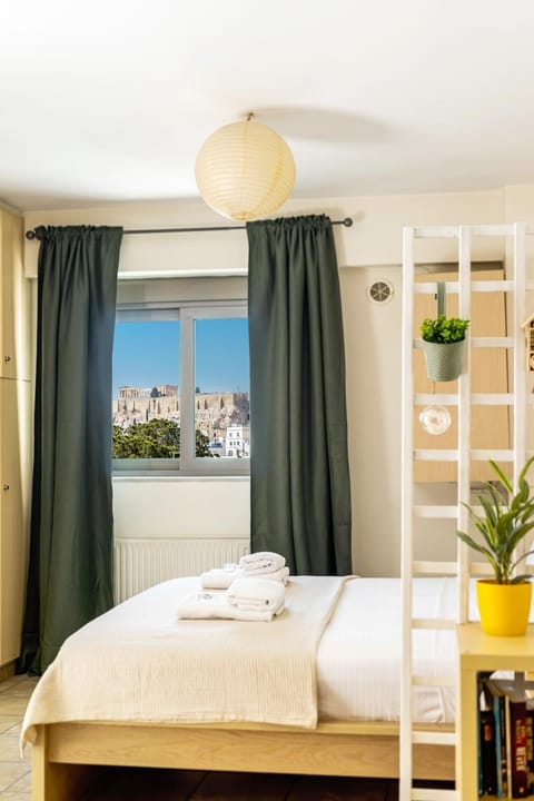 Bed, View (from property/room), Bedroom, Landmark view, Landmark view