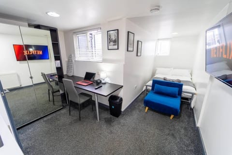 Living room, Seating area, Bedroom