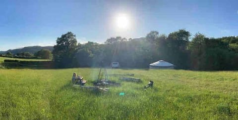 Spring, Natural landscape, Mountain view