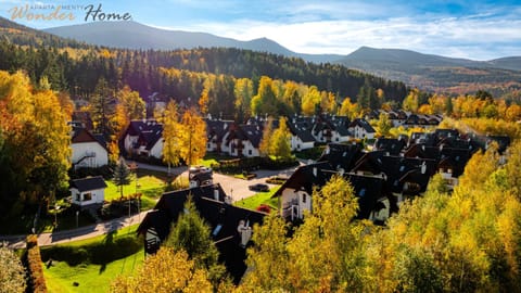 Property building, Neighbourhood, Natural landscape, Bird's eye view