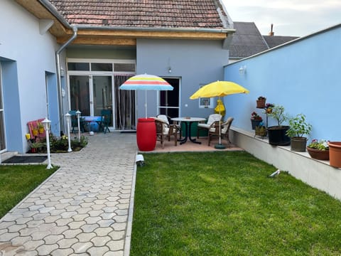Property building, Patio, Spring, Garden view