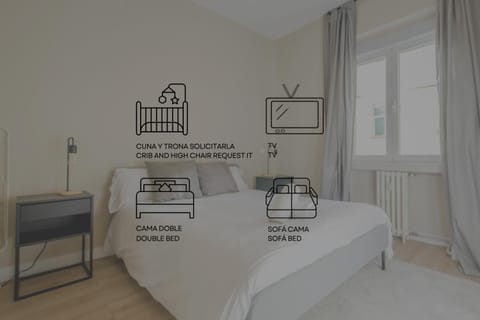 Downtown Apt para 7pax La Latina,Centro de Madrid Apartment in Centro