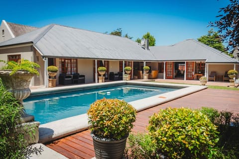 Property building, Patio, Garden view, Pool view