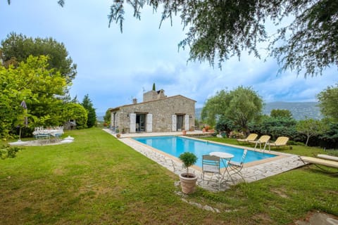 Property building, Living room, Swimming pool