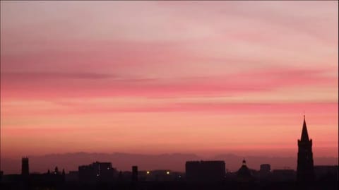 City view, Sunset