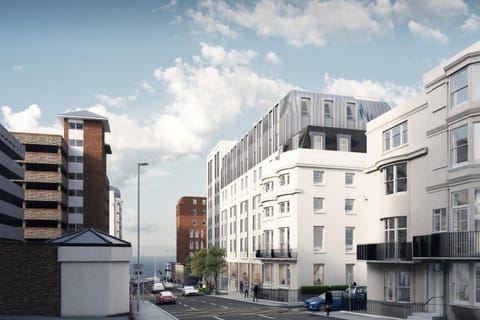 Property building, City view, Location