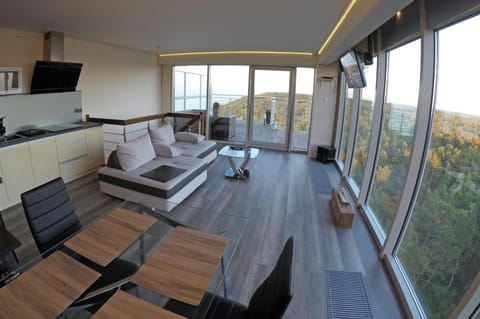 View (from property/room), Living room, Lake view, Sea view