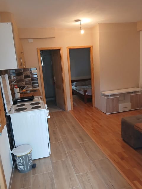 Bed, Photo of the whole room, Dining area, oven, stove