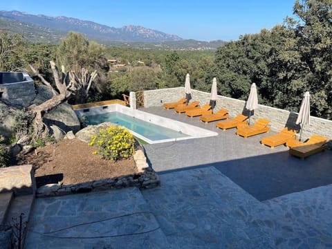 View (from property/room), Pool view, Swimming pool, sunbed