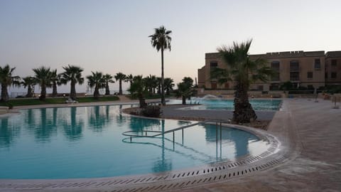 Swimming pool, Sunset