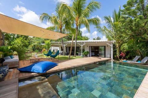 Patio, Day, Garden, Garden view, Pool view, Swimming pool, sunbed