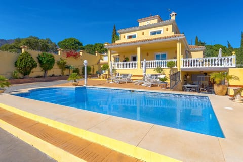 Property building, Living room, Swimming pool