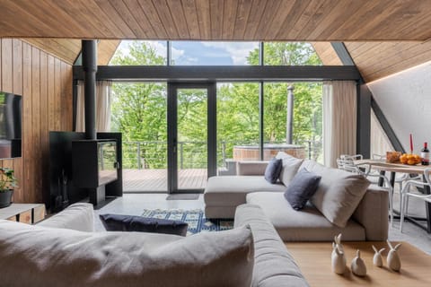 View (from property/room), Living room, Dining area, Inner courtyard view, fireplace