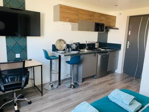 Studio 6 cosy et bien agencé, à la gare de Lorient Apartment in Lorient