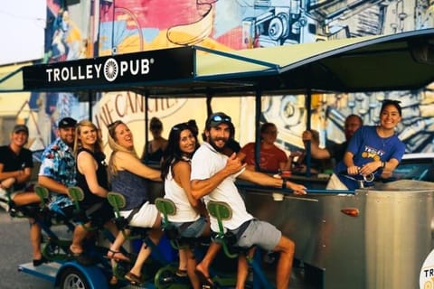 People, Cycling, group of guests