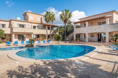 Property building, Living room, Swimming pool