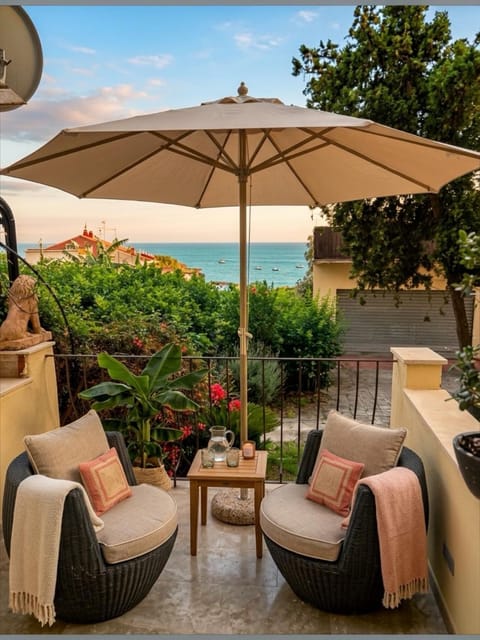 Patio, Day, Garden, Balcony/Terrace, Garden view, Sea view
