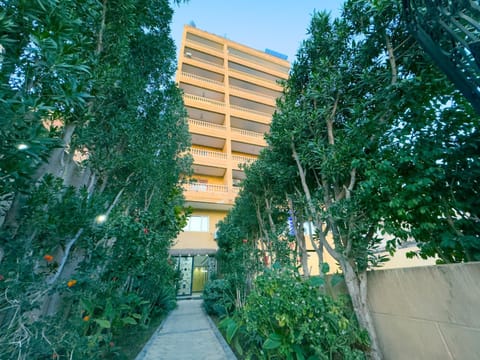 Property building, Garden view