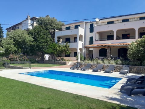 Property building, Patio, Garden view, Pool view, Swimming pool