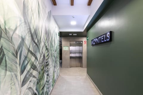 Property logo or sign, elevator, elevator