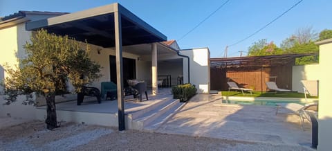 Patio, Balcony/Terrace, Pool view