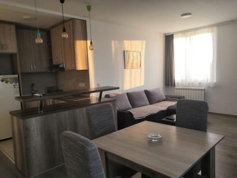 Kitchen or kitchenette, Living room, Dining area