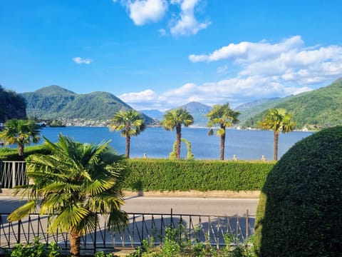 Natural landscape, Lake view, Mountain view