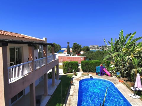 Property building, Pool view, Swimming pool