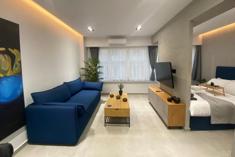 Bed, TV and multimedia, Living room, Decorative detail