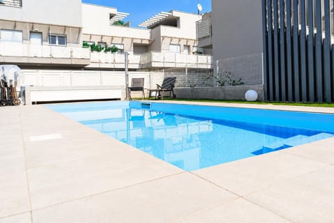 Property building, Pool view
