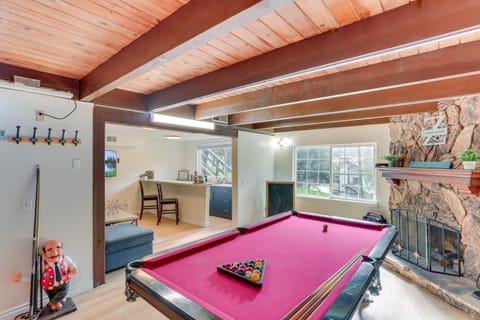 Crestline Home with Private Hot Tub Steps to Lake! House in Crestline