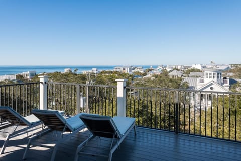 Aerial View House in Seaside