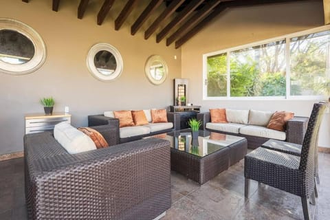 Patio, Living room, Dining area