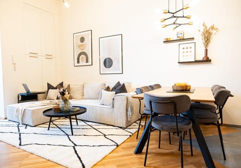 Living room, Seating area, Dining area