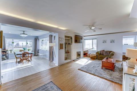 Quiet Manistee Home with Patio Less Than 1 Mi to Beaches! House in Manistee