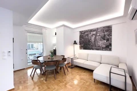 Living room, Seating area, Dining area