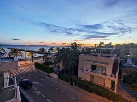 Natural landscape, Sea view, Street view, Sunset