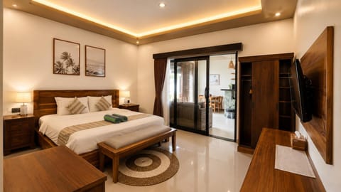 Bed, TV and multimedia, Photo of the whole room, Bedroom, towels, wardrobe