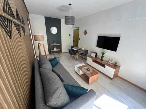 Living room, air conditioner