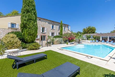 Property building, Patio, Spring, Garden, Garden view, Pool view, sunbed
