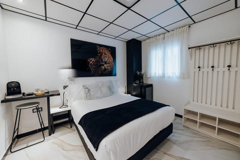 Bed, Photo of the whole room, Bedroom, hair dresser