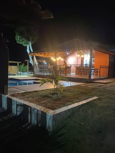 Night, BBQ facilities, Swimming pool